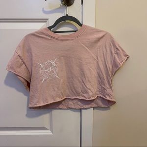 Light Pink Cropped T-shirt